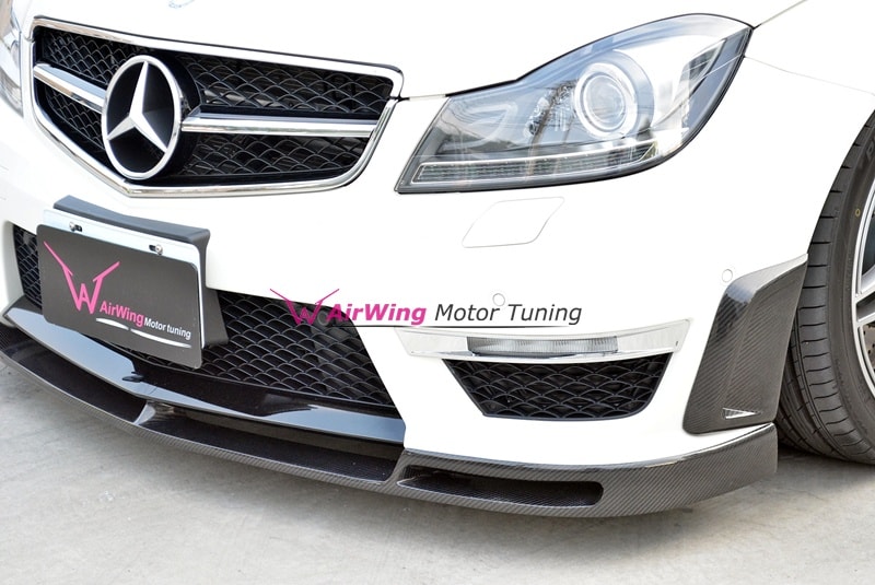 W204 C63 facelift Vorsteiner front lip 4